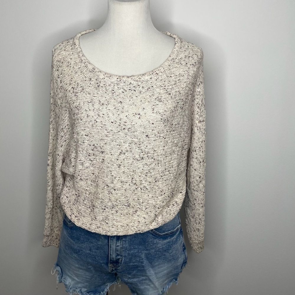 Me to We- Cream and black Knit Sweater